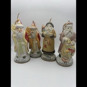 4 Vintage Heilig-Meyers  Old World Santas From Around The World Christmas